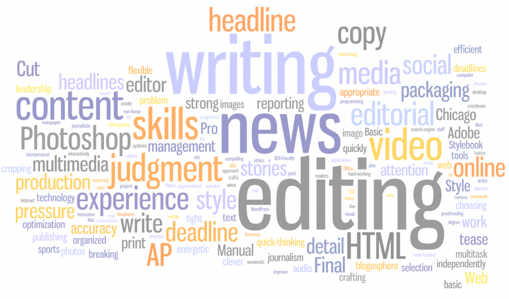 The Emerging Skills Needed for Online Journalism