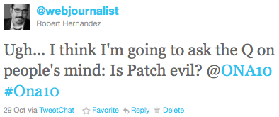 Ugh... I think I'm going to ask the Q on people's mind: Is Patch evil? @ONA10 #Ona10